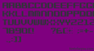 Bitcheese10srb font – Black Fonts On Purple Background