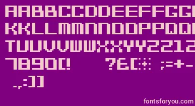 Bitcheese10srb font – Pink Fonts On Purple Background