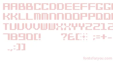 Bitcheese10srb font – Pink Fonts On White Background