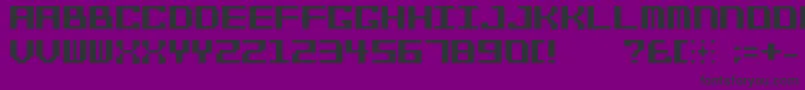 Bitcheese10srb Font – Black Fonts on Purple Background