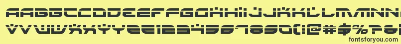 Battlefieldv4laser Font – Black Fonts on Yellow Background