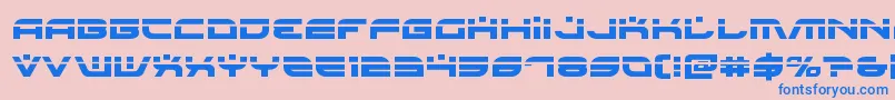 フォントBattlefieldv4laser – ピンクの背景に青い文字