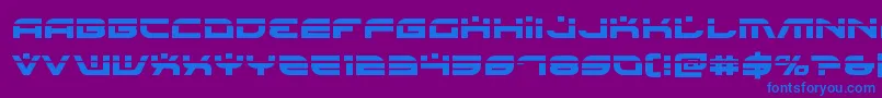 Battlefieldv4laser Font – Blue Fonts on Purple Background