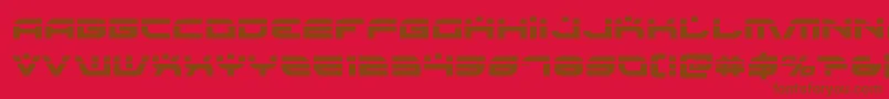Battlefieldv4laser Font – Brown Fonts on Red Background