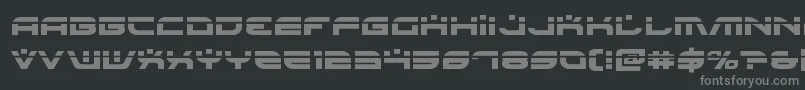 Battlefieldv4laser-Schriftart – Graue Schriften auf schwarzem Hintergrund