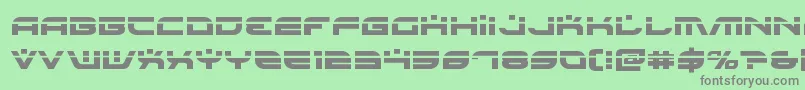 Battlefieldv4laser Font – Gray Fonts on Green Background
