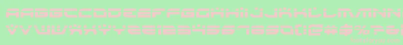 Battlefieldv4laser Font – Pink Fonts on Green Background