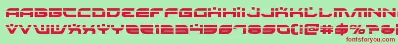 Battlefieldv4laser Font – Red Fonts on Green Background