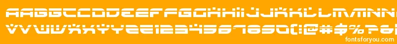 Battlefieldv4laser Font – White Fonts on Orange Background