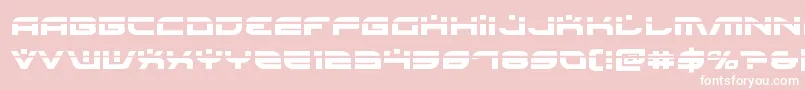 Battlefieldv4laser Font – White Fonts on Pink Background