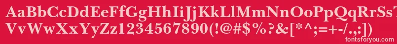 More about BaskervillecyrltstdBold Font BaskervillecyrltstdBold Font – Pink Fonts on Red Background
