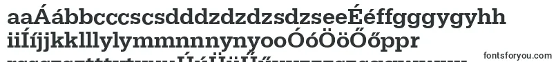 Шрифт EgyptiennestdMedium – венгерские шрифты