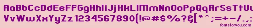 More about ZillahModernExpanded Font ZillahModernExpanded Font – Purple Fonts on Pink Background