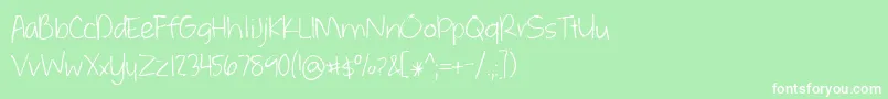 BmdWhateverItTakes Font – White Fonts on Green Background