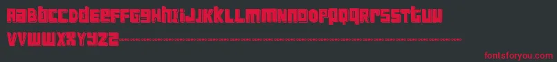 FtScandinaviantitanBlack Font – Red Fonts on Black Background