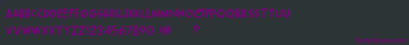 OhWonderfulPlayDemo Font – Purple Fonts on Black Background