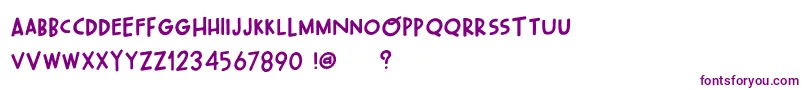 OhWonderfulPlayDemo-Schriftart – Violette Schriften