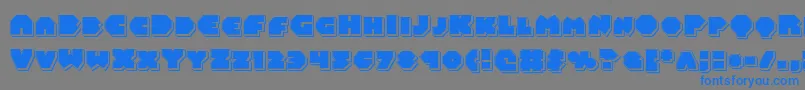 fuente Balastaralpunch – Fuentes Azules Sobre Fondo Gris