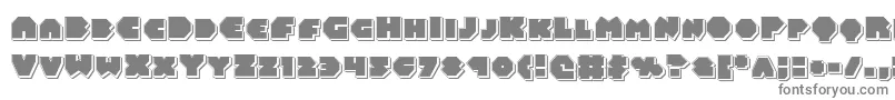 Шрифт Balastaralpunch – серые шрифты на белом фоне