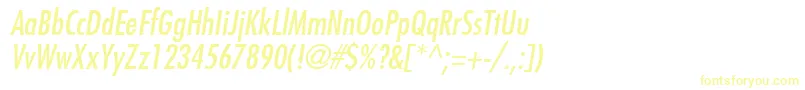 FujiyamaItalic Font – Yellow Fonts