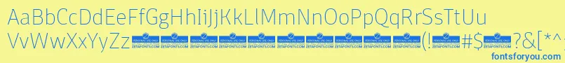 Más sobre la fuente DomotikaThinTrial fuente DomotikaThinTrial – Fuentes Azules Sobre Fondo Amarillo