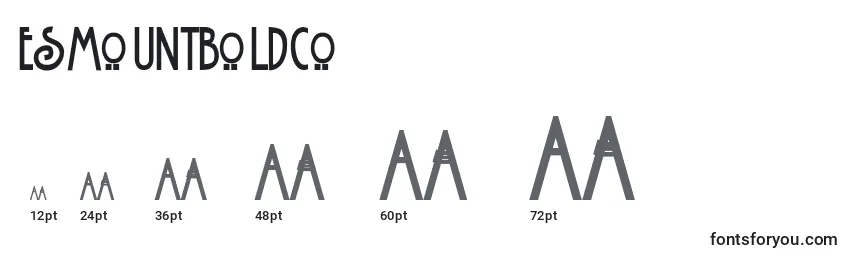 EsmountBoldCo Font Sizes