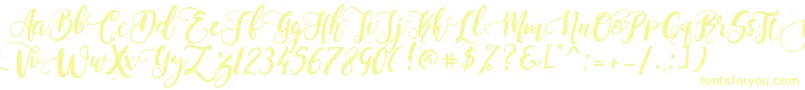 PerfumeClassicDemoVersion Font – Yellow Fonts