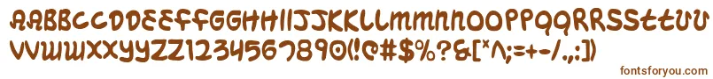 MagicBeansCondensed Font – Brown Fonts