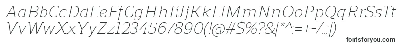 ReganslabLightitalic-fontti – Kaupalliset fontit