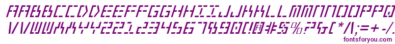 Шрифт Year2000Italic – фиолетовые шрифты