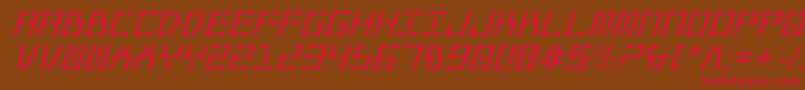 Year2000Italic Font – Red Fonts on Brown Background