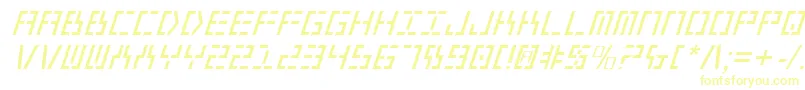 Year2000Italic-fontti – keltaiset fontit