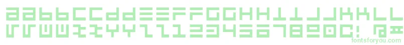 Jaycox Font – Green Fonts on White Background