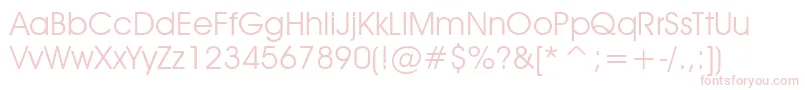 AdvantageBook Font – Pink Fonts on White Background