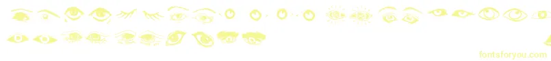 Eyes Font – Yellow Fonts