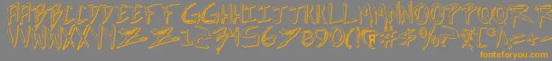 Más sobre la fuente IncubusShadow fuente IncubusShadow – Fuentes Naranjas Sobre Fondo Gris