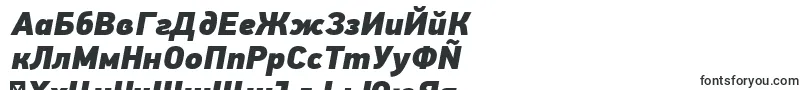 Czcionka PfdintextproExtrablackitalic – bułgarskie czcionki