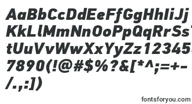  PfdintextproExtrablackitalic font