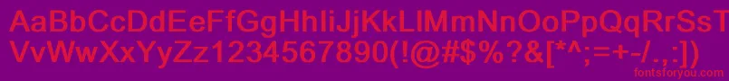 En savoir plus sur la police DixonBold Police DixonBold – polices rouges sur fond violet