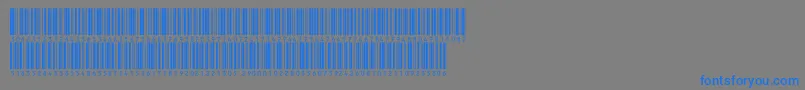 More about V300016 Font V300016 Font – Blue Fonts on Gray Background
