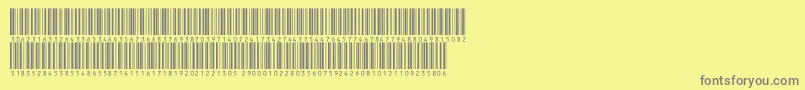 Więcej informacji o czcionce V300016 Czcionka V300016 – szare czcionki na żółtym tle