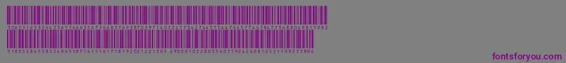 Weitere Informationen zur V300016-Schriftart V300016-Schriftart – Violette Schriften auf grauem Hintergrund
