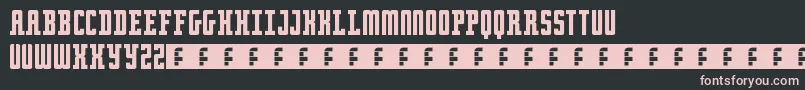 RetroSerif Font – Pink Fonts on Black Background