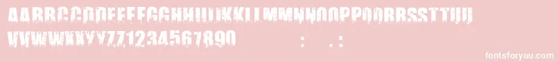 GardiendHerbe Font – White Fonts on Pink Background