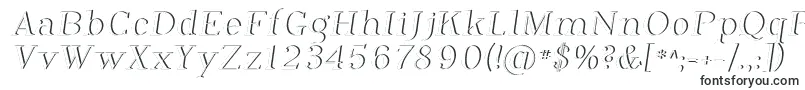 Czcionka Phosph12 – pisma ręczne