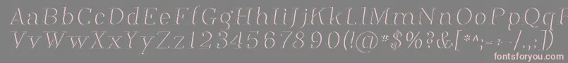 Weitere Informationen zur Phosph12-Schriftart Phosph12-Schriftart – Rosa Schriften auf grauem Hintergrund