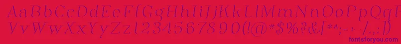 fuente Phosph12 – Fuentes Moradas Sobre Fondo Rojo