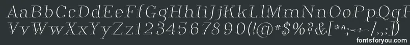 Phosph12 Font – White Fonts on Black Background