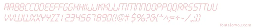 DigifaceItalic Font – Pink Fonts