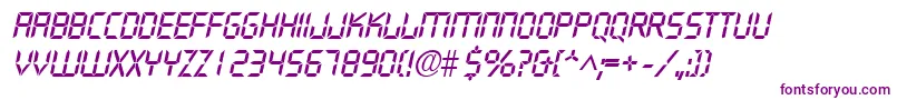 DigifaceItalic Font – Purple Fonts